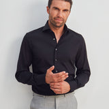 Slim Fit Luxury Stretch Schwarz