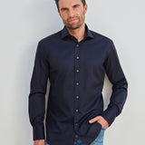 Classic Fit Twill Navy