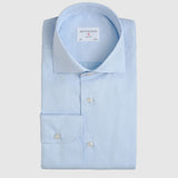 Slim Fit Twill Hellblau