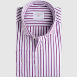 Classic Fit Streifen Lila