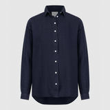 Leinenbluse Navy