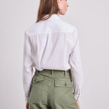 Jacky Stretch Bluse Weiss