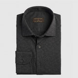 Classic Fit Jersey Melange Grau