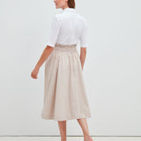 Rock Streifen Beige