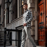 Overshirt Flanell Karo Blau