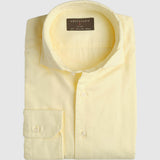 Classic Fit Gelb Twill Gewaschen