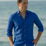 Classic Fit Blau
