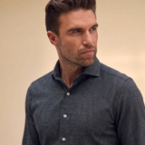 Classic Fit 4-Way Jersey Stretch Grau
