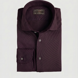 Classic Fit Piqué Bordeaux