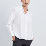 Jacky Stretchbluse Weiss